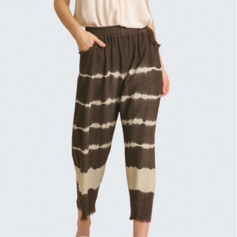 Retro Vibes Tie Dye Linen Pants